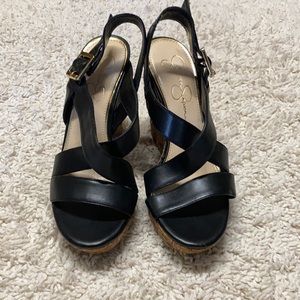 Wedge strap sandals
